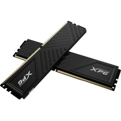 XPG D35 DDR4 1.35V galddatora atmiņas komplekts (16GB (2 x 8GB) 3200MHz, melns radiators)