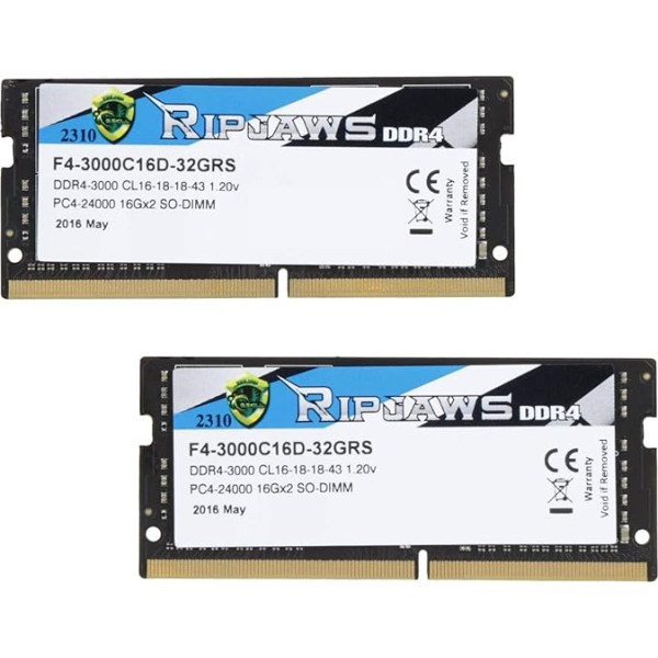 G. Skill F4-3000 C16d-32grs 32GB DDR3 RAM