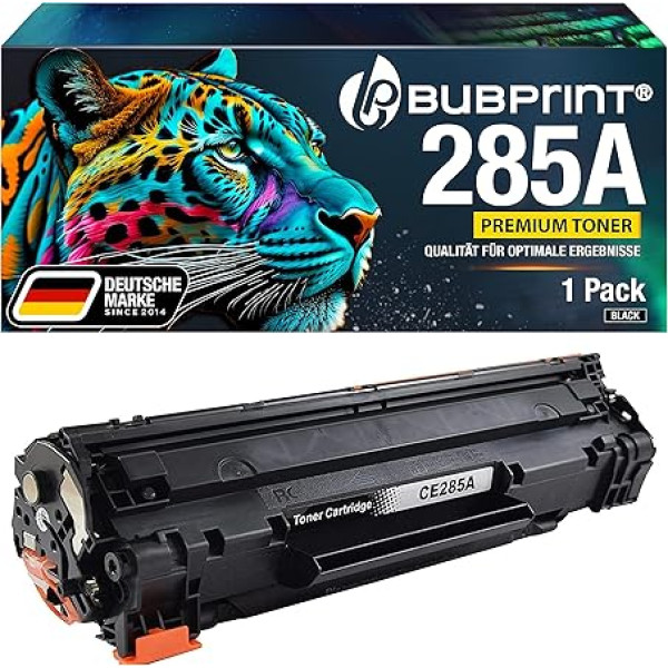 Bubprint Tonerkartusche kompatibel als Ersatz für HP 85A CE285A für Laserjet Pro P1102 P1102W P1106 P1100 P1109W M1132 M1136 MFP M1212nf M1217nfw M121212 M1210 Schwarz