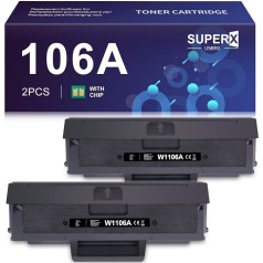 LEMERO SUPERX 106A Toneris suderinamas su HP 106A W1106A, skirtas HP lazeriniams daugiafunkciniams įrenginiams 107w 137fnw 135a 107a 135w 137fwg 135wg 107r 135r