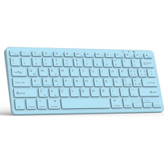 TQQ iPad iPad Bluetooth tastatūra ar uzlādējamu tastatūru iPad 10 Generation/iPad 9 Generation/iPad Air/iPad Pro/iPad Mini/Samsung Tablet S9/Android un Windows