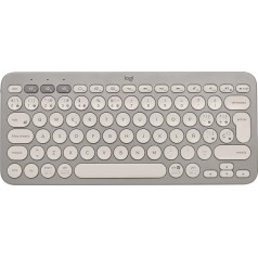 Logitech K380 Multi-Device Bluetooth bezvadu tastatūra, spāņu QWERTY - Smilšaina