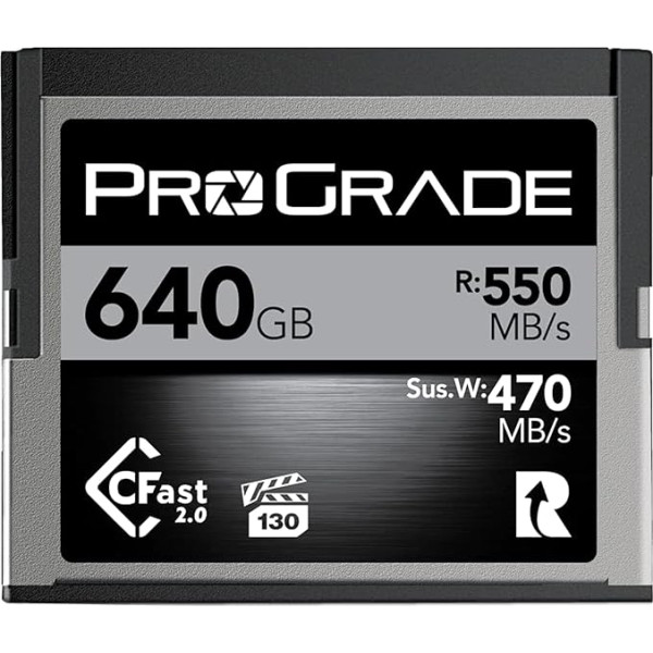 ProGrade Digital CFast 2.0 640 GB kobalta atmiņas karte