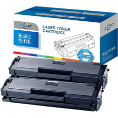 ECSC kompatibel Toner Patrone Ersatz für Samsung Xpress SL-M2020 SL-M2020W SL-M2022 SL-M2022W SL-M2026 SL-M2026W SL-M2070 SL-M2070F SL-M2070FW SL-M2070W MLT-D111S (Schwarz, 2-Pack)