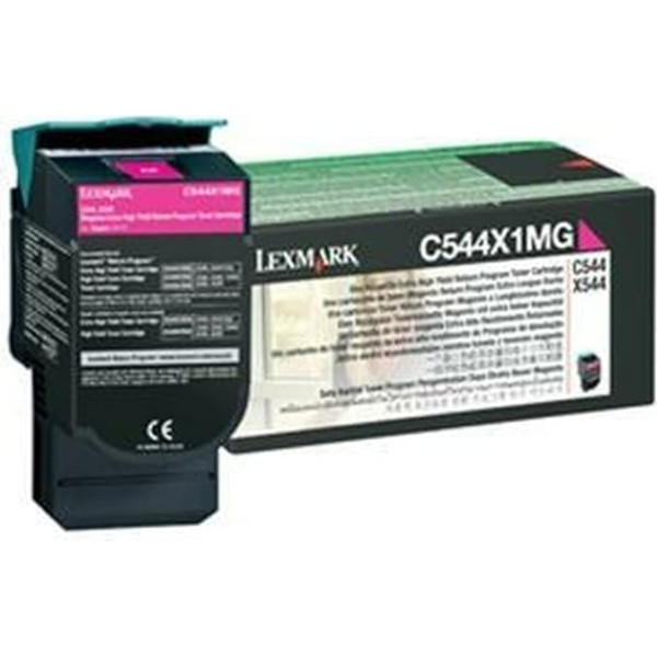 Lexmark C544X1MG C54x, X54x Tonerkartusche 4.000 Seiten Rückgabe, magenta