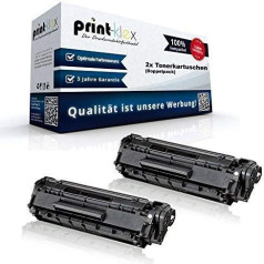 2 x Print-Klex tonera kasetnes, kas saderīgas ar HP LaserJet Pro M15 a LaserJet Pro M15 w LaserJet Pro M17 a LaserJet Pro M17 w LaserJet Pro M17 w LaserJet Pro M28 a LaserJet Pro M28 w CF 244 A CF 244A - Office Pro