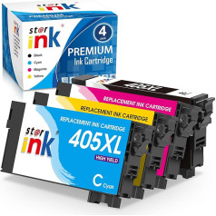 Starink 405XL saderīgs ar Epson 405XL kasetnēm Epson 405 XL Epson WF-4820 printeru kasetnēm Epson WF-4825 printeru kasetnēm Workforce Pro WF-4830 WF-7840 WF-7830 WF-3820 WF-3825 WF-7835 (4