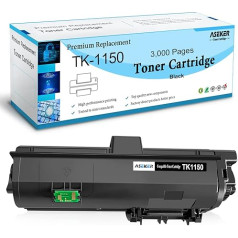 ASEKER saderīga TK1150 TK-1150 tonera kasetne 1T02RT0NL0 priekš Kyocera ECOSYS M2135dn M2635dn M2635dn M2635dw M2735dw P2235dn P2235dw Printer 3000 lappuses (melna)