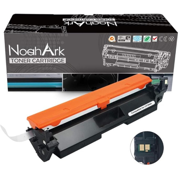 NoahArk suderinama su HP CF294A 94A CF294X 94X tonerio kasetėmis, skirtomis HP Laserjet Pro M118 M118dw MFP M148 M148 M148fdw M148dw M149 M149fdw spausdintuvui (su lustu, 1 juoda)