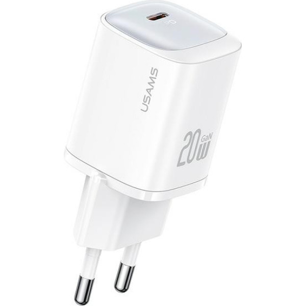 20W usb-c ātrais lādētājs cc248 balts