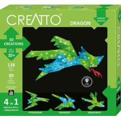 Radošie komplekti - creatto Luminous dragon