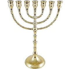 NKlaus Menorah 2791 Ar rokām darināts misiņa svečturis 25 cm