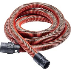 Nilfisk Suction Hose AS diametrs 36 mm (piederums Attix rūpnieciskajiem putekļsūcējiem, mitrajiem/sausajiem putekļu sūcējiem, garums 40 cm, sarkans/melns) 107413544