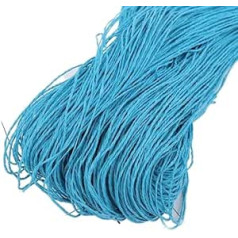 DAVAL 500g 400m Raffia Paper Yarn for Crochet, Natural DIY Paper Straw Yarn for Knitting Hats, Handbags, Purses, Baskets, Rattan Threads