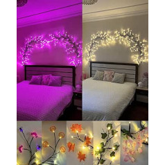 Light Branches LED Tree Light Tree Twinkling Tree Wall Decoration Living Room Branches Table Decoration Light Vine Luminous Branch Spring Cherry Blossoms Flowers Autumn Pumpkin Ivy Fairy Lights Wall