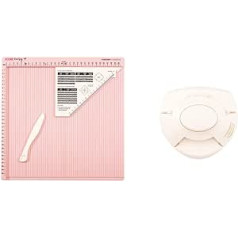 Vaessen Creative Score Easy Folding Board cm/Metric Roze & Envelope Punch