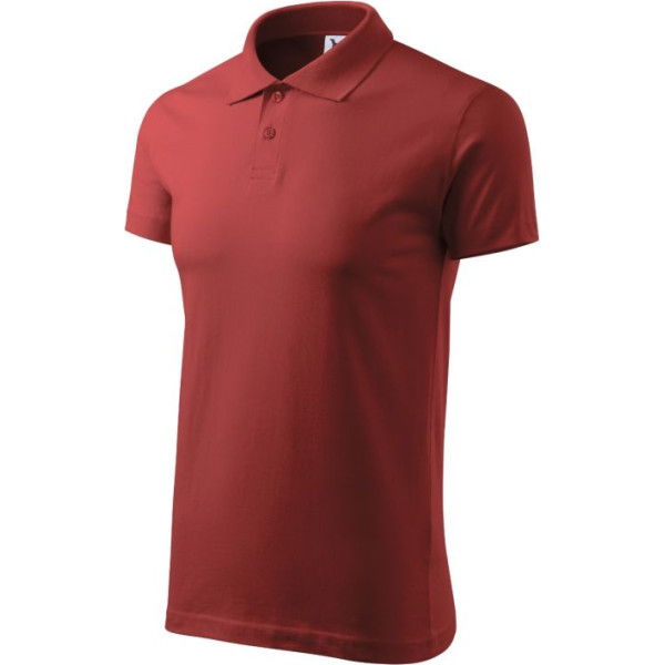 Single J. M MLI-20213 bordo / XL polo krekliņš