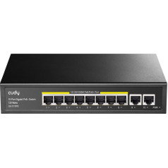 Cudy Komutators gs1010pe 8xge poe+ 120w 2xgb uplink