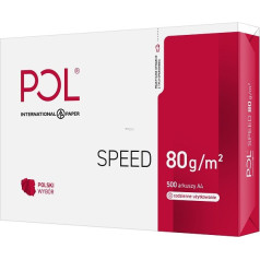 Popierius xero polspeed (a4; 80g/m2; 500 vnt.; matinis)