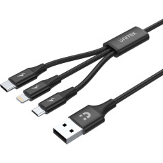 kabelis usb 3in1 uzlāde (c, zibens, musb)