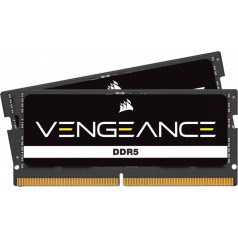 Atmiņa ddr5 vengeance 32gb/4800 (2*16) cl40 sodimm, melna