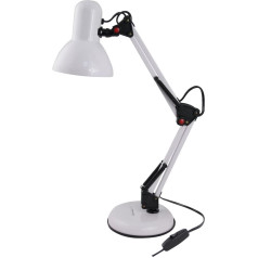 galda lampa e27 avior white eld112w