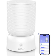 CLEVAST Top Fill 3L Cool Mist Quiet Ultrasonic Humidifier, Bedroom Humidifier with Aroma Diffuser, Humidity Control & Wi-Fi Control, Continuous Operation 24 Hours