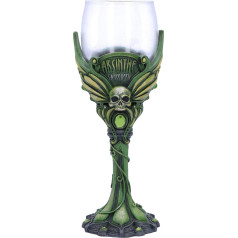 Nemesis Now Absinthe La Fee Verte Polyresin vīna glāze, 1 gab., iepakojumā