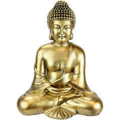 Budas figūriņa Meditējot sēžot statujas statujas Skaitļi skulptūra Bust statujas ornaments Budas figūra Feng Shui apdare Dārza terases balkona apdare Budas statuja Mājas piederums Budas skulptūra