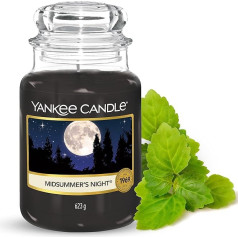 Yankee Candle Liela burka | Midsummer's Night | Degšanas laiks līdz 150 stundām