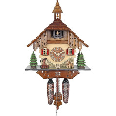 Adolf Herr HerrZeit by Quartz Cuckoo Clock Black Forest House AH 27 QM