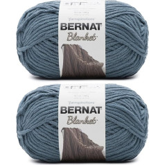 Bernat Blanket Stormy Green dzija - 2 iepakojumi pa 300g - Poliesters - 6 Super Bulky - 220 metri - Adīšana / tamborēšana