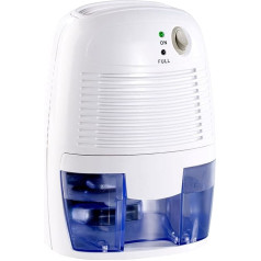 Sichler Haushaltsgeräte Peltier Dehumidifier: (Elektriskais gaisa susinātājs, kompakts gaisa susinātājs, elektriskais), 250 ml/dienā, līdz 15 m² (Elektriskais gaisa susinātājs, kompakts gaisa susinātājs, elektriskais)