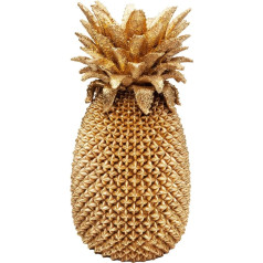 Kare Dizainera dekoratīvā vāze Pineapple Gold, vāze, ziedu vāze, ananāsu motīvs, XL, aksesuārs, moderna, galda vāze, dzīvojamās istabas dekors, 50 x 25 x 25 cm