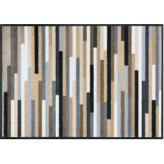 Mazgāt+žāvēšanas paklājs Mikado Stripes, 60 x 85 cm, mazgājams lietošanai iekštelpās un ārpus telpām