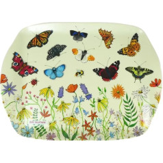 Emma Ball Butterfly Garden - Daudzkrāsains vidējs melamīna paplātes - daudzkrāsains - 35cm