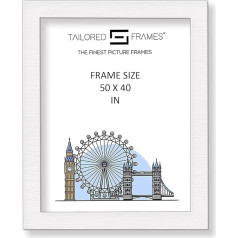 Tailored Frames Seattle White Square Photo Frame 50 x 40 cm