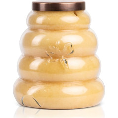 A Cheerful Giver Honey Butter Bee Hive Jar Candle, 30-Ounce