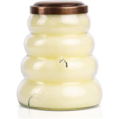 Priecīgs dāvinātājs Priecīgs dāvinātājs Honey Apple Baby Bee Hive Jar Candle, krēmkrāsas, 14 oz