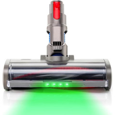 Ar Dyson saderīgi birstes piederumi: MOHEGIA Grīdas birste V7, V8, V10, V10, V11, V15, putekļsūcēja rezerves daļas ar tiešo piedziņu un 4 LED gaismām paklājiem un cietajām grīdām.