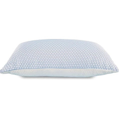 Sleep&Snuggle Cooling Pillow Cooling Gel Memory Foam Pillow for Side Sleepers Bed Pillow Hypoallergenic Breathable Queen Pillow Washable Bed Pillowcase - 1 gab.