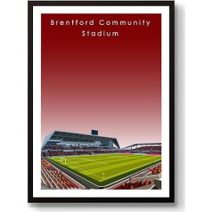 Home.Ground.Prints Futbola stadions Brentford FC Community Stadium Sienas māksla