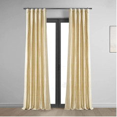 HPD Half Price Drapes DIS-ID15-108 50 x 108 cm Dupioni zīda aizkaru panelis - Biscotti