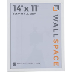 14 x 11 - 15 mm matēti balti fotorāmīši no Wall Space