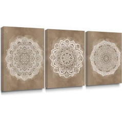 SUMGAR mākslas izdrukas uz audekla sienas mākslas Mandala Painting Boho Decor