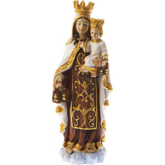 DELL'ARTE Reliģiska Karmela Madonas statuete, karmīns, 13 cm