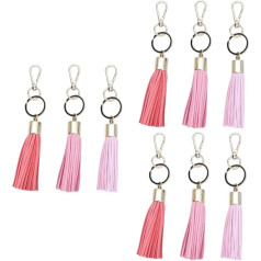 STOBOK 3 gab. 3 gab. atslēgu gredzens maku atslēgu piekariņš atslēgu piekariņš atslēgu gredzeni piekariņš atslēgu piekariņš Tassels Charms atslēgu piekariņš karājas karājas apdare Mini