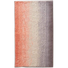 iDesign 35821EU Mikrošķiedras ombre paklājs, 86 x 53 cm, koraļļu-multi krāsā