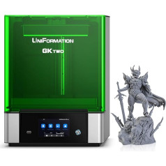 UniFormation GKtwo 3D printeris, 8K MSLA 10,3 collu LCD fotoattēla sveķu 3D printeris ar gaisa attīrītāju un sildīšanas funkciju, drukas izmērs 228 x 128 x 245 mm