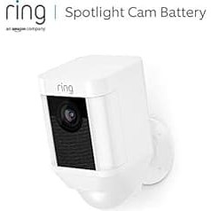 Ring Spotlight Cam akumulators, sertificēts un atjaunots | Balts